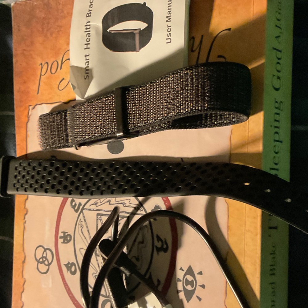 Stylish Black and Gray Smart Bracelet